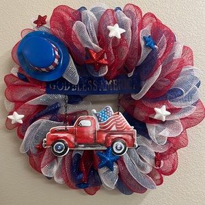 Fourth of July Wreath